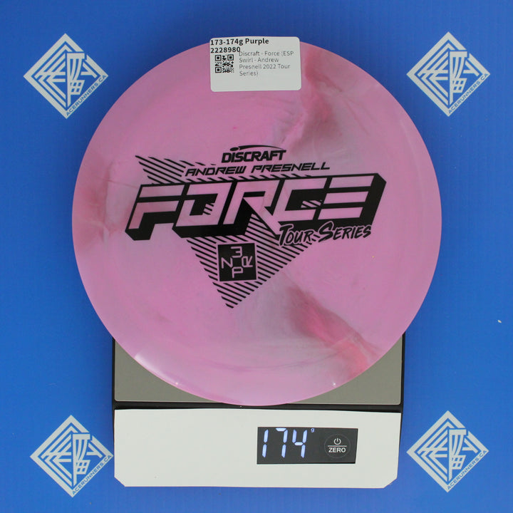 Discraft - Force (ESP Swirl - Andrew Presnell 2022 Tour Series)