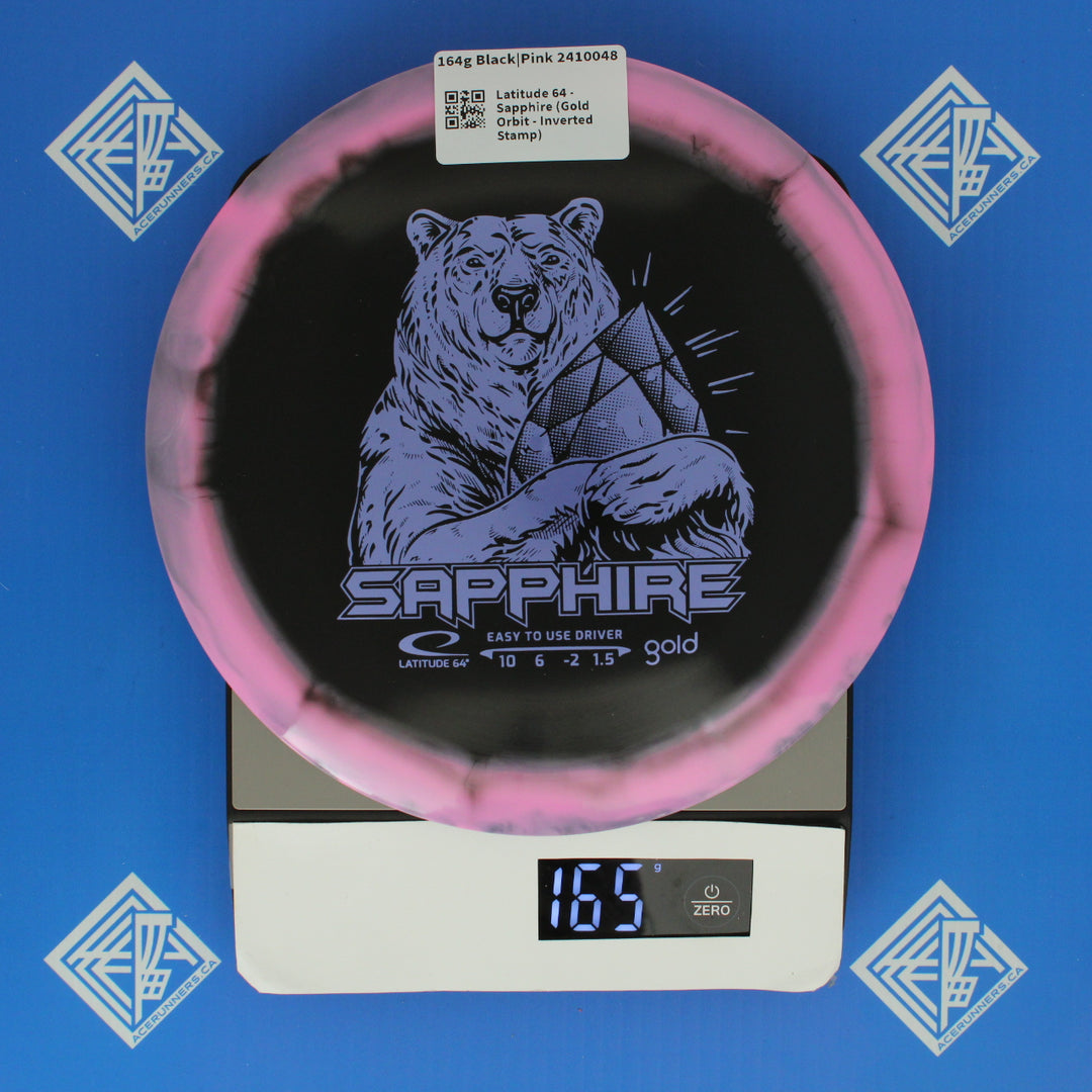 Latitude 64 - Sapphire (Gold Orbit - Inverted Stamp)