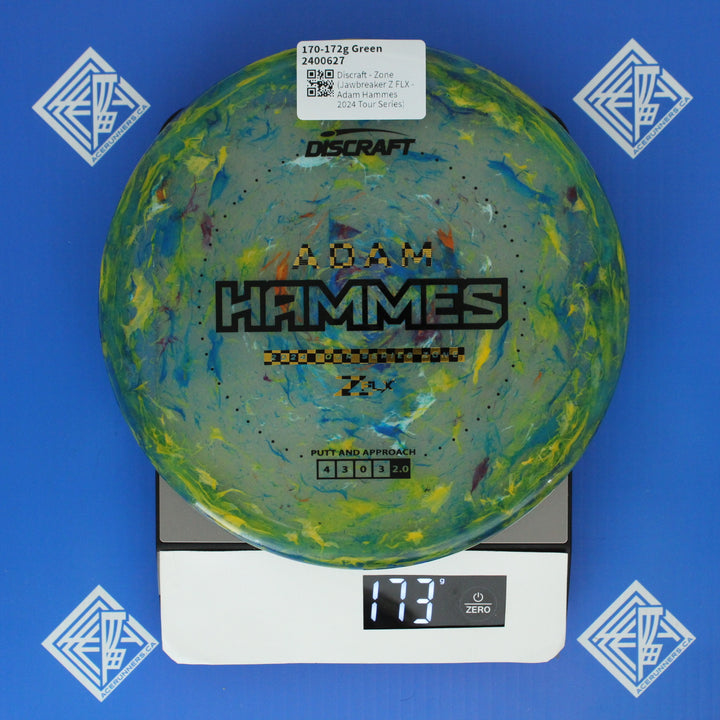 Discraft - Zone (Jawbreaker Z FLX - Adam Hammes 2024 Tour Series)