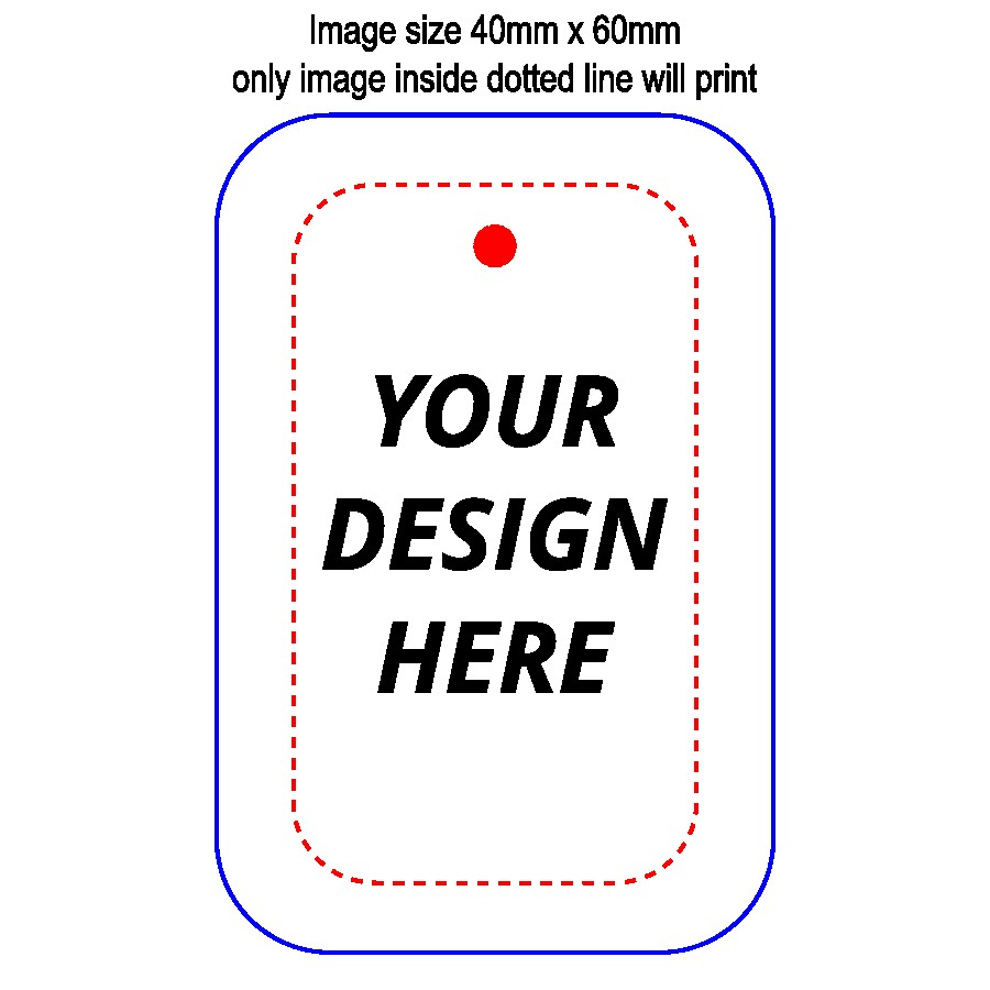 Custom Print Disc Golf Bag Tags (Anodized Aluminum)