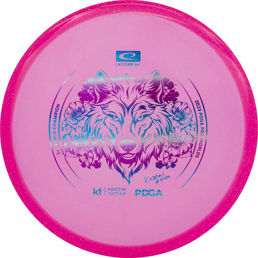 Latitude 64 Pure Opto-X Kristin Tattar 2X World Champion Stamp