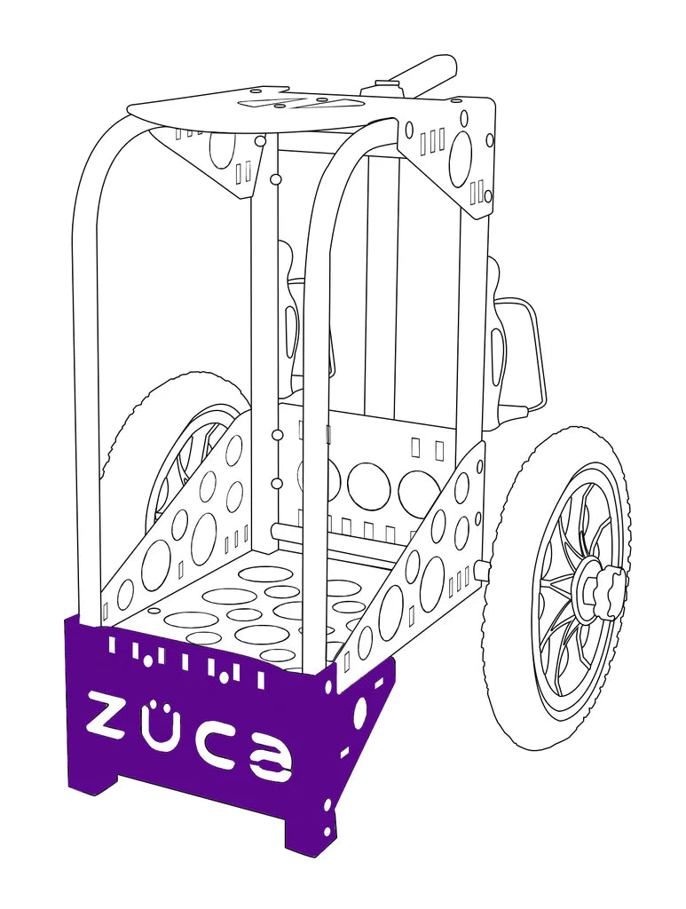 Zuca front wrapper purple