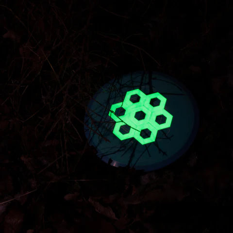 Hive Disc Golf - Glow Hexagon Grid Vinyls