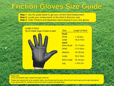 Friction Disc Golf Gloves (Single - Left Hand)