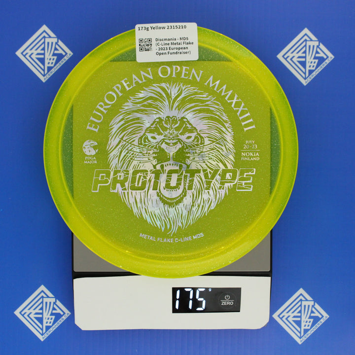 Discmania - MD5 (C-Line Metal Flake - 2023 European Open Fundraiser)