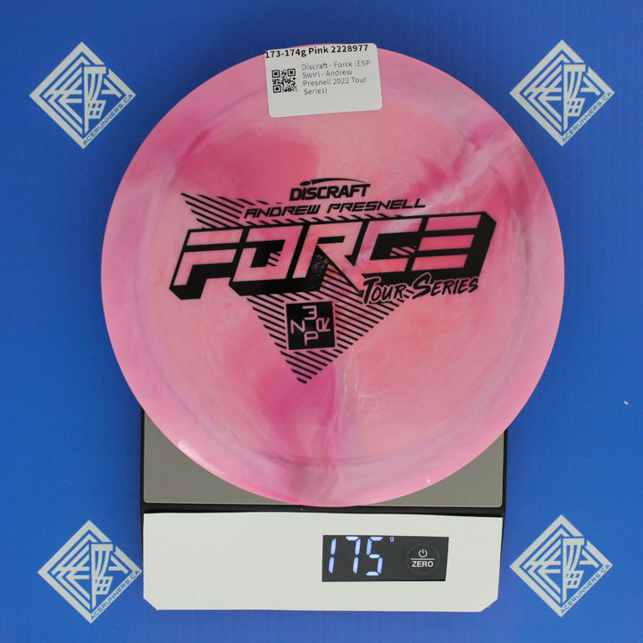 Discraft - Force (ESP Swirl - Andrew Presnell 2022 Tour Series)
