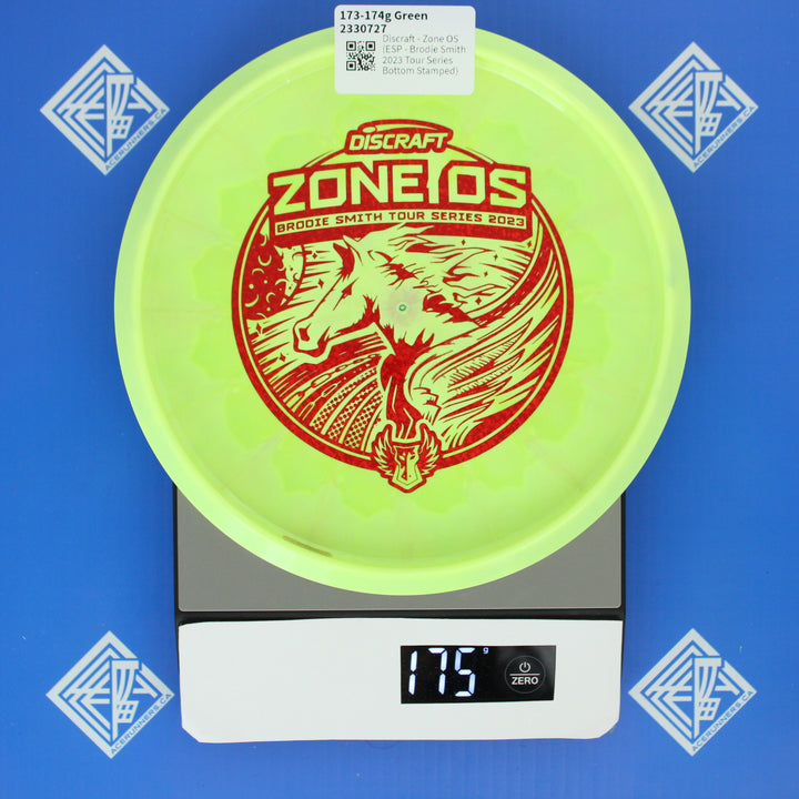 Discraft - Zone OS (ESP - Brodie Smith 2023 Tour Series Bottom Stamped)